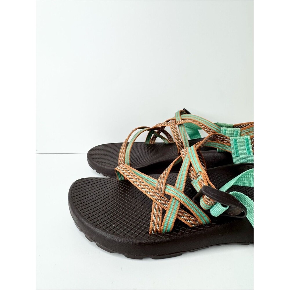 Chaco Women's ZX1 Classic Sandals Adobe Clan Brown Green Womens Size 8 - Picture 7 of 11